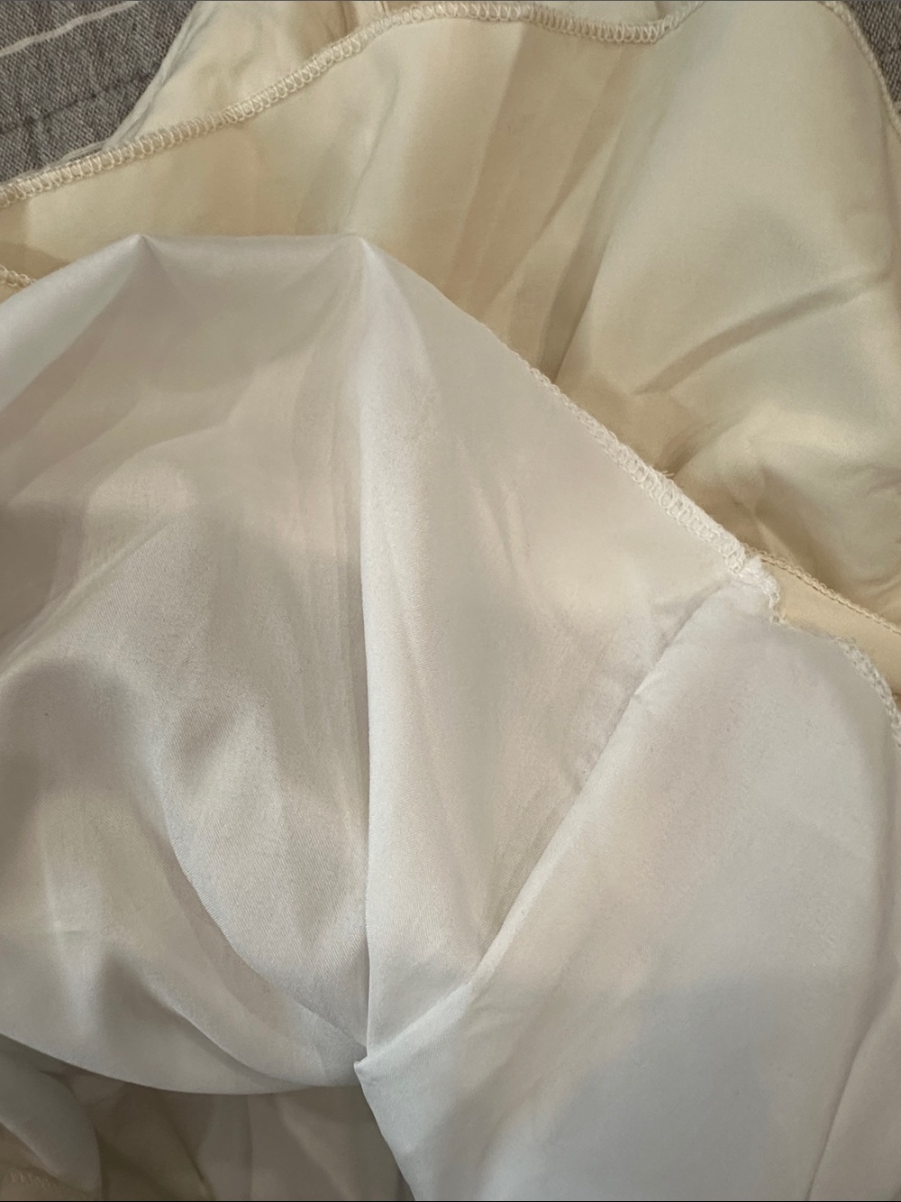 Cream Ruffle Tiered Skirt - Picture 7 of 7